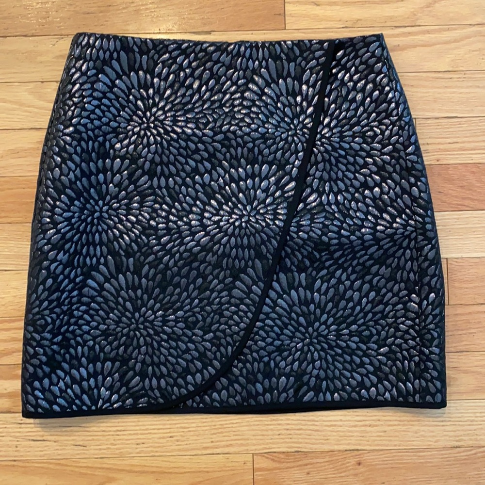 Loft Black Petal Skirt